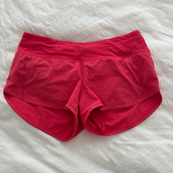 Lululemon speed up shorts 2.5' in pink - Picture 1 of 2